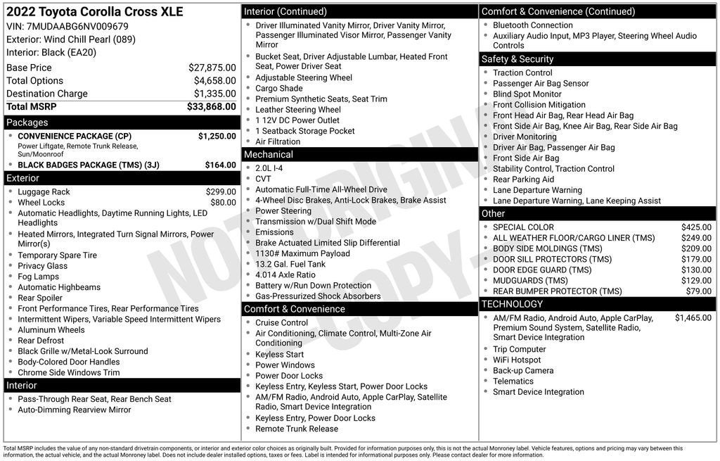 2022 Toyota Corolla Cross XLE