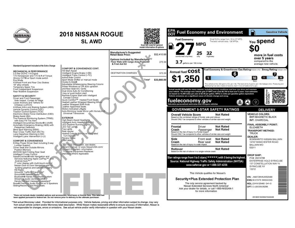 2018 Nissan Rogue SL