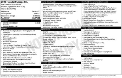 2023 Hyundai Palisade SEL