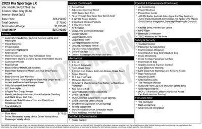 2023 Kia Sportage LX