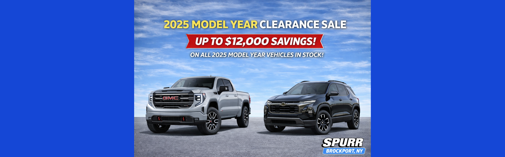 2025 Model Year Clearance Sale